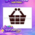 Free Brown Handles Free Shopping Cart Free SVG - Instant Download