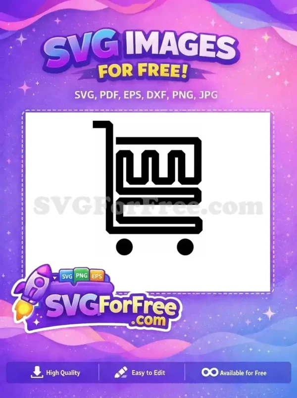 Free Empty Shopping Free Cart Silhouette Online Free SVG