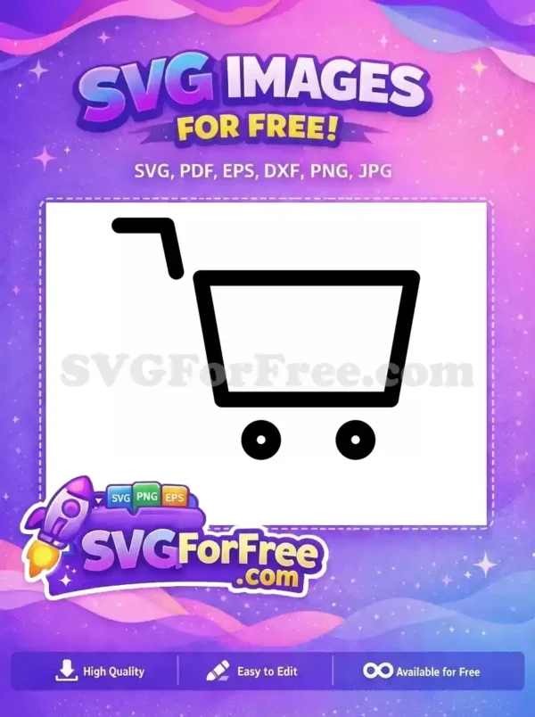 Free Shopping Cart Free Empty Cart Shopping Free SVG 1