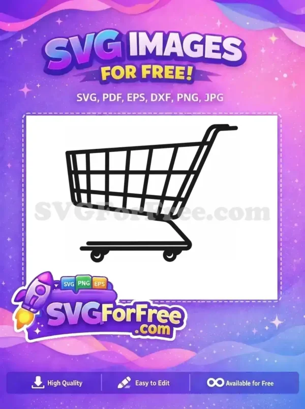 Free Simple Cart Free Outline Shopping Free SVG