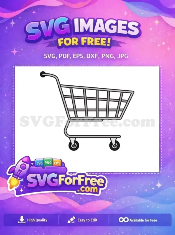 Free Gray Metal Free Shopping Cart Icon Free SVG Free Gray Metal Free Shopping Cart Icon Free SVG