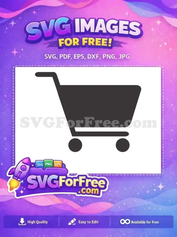 Free Simple Shopping Free Black Cart Store Free SVG