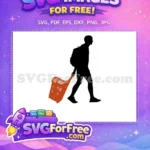 Free Orange Shopping Free Cart Groceries Shop Free SVG - Instant Download