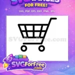 Free Empty Cart Free No Items Shopping Free SVG - Instant Download