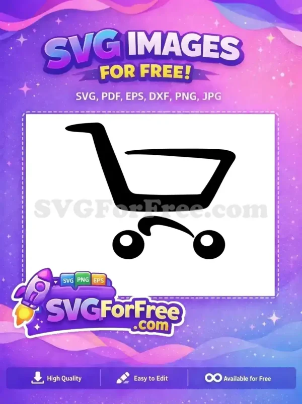 Free Black Cart Free Simple Shopping Free SVG 2