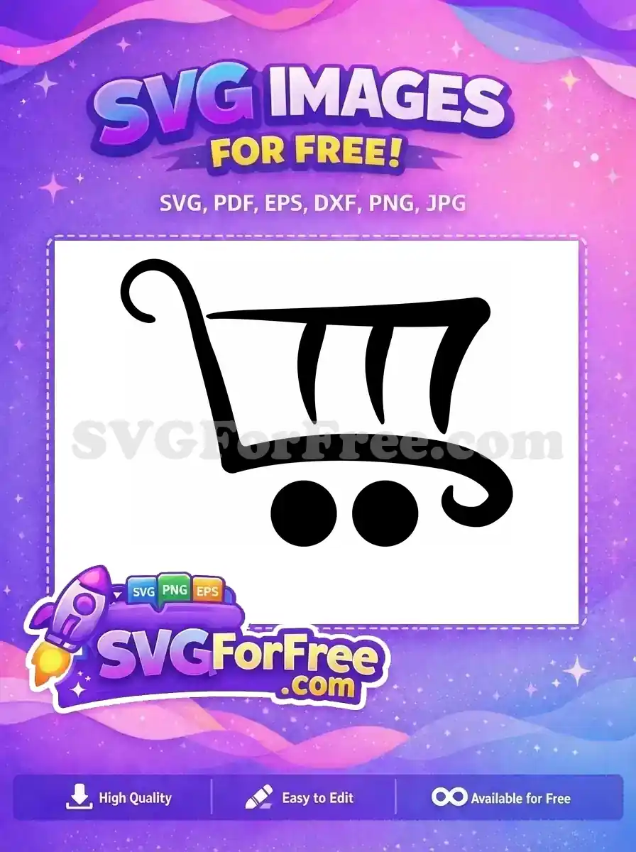 Free Black Square Design Free Blank Dark Background Shopping Cart Free SVG