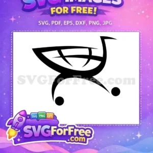 Free Black Shopping Free Cart Minimalist Store Free SVG 1