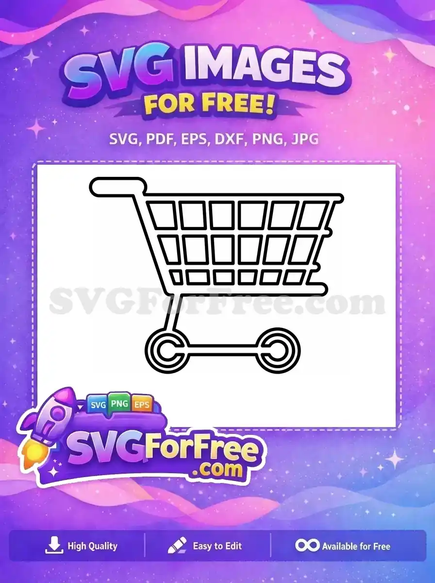 Free Empty Cart Free Shopping Cart Free SVG 3