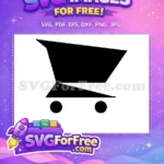 Free Empty Cart Free Minimalist Shopping Free SVG - Instant Download