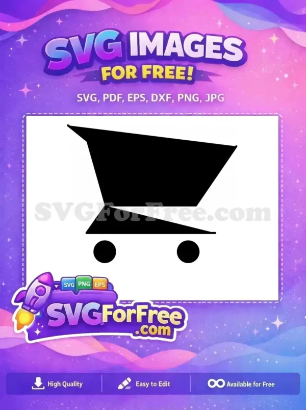 Free Empty Cart Free Minimalist Shopping Free SVG