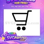 Free Empty Cart Free Online Shop Free SVG - Instant Download