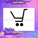 Free Empty Cart Free Shopping Cart Free SVG 5 - Instant Download