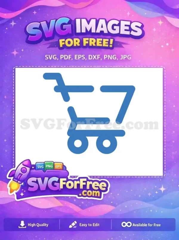 Free Blue Wheels Free Handle Shopping Free SVG Free Blue Wheels Free Handle Shopping Free SVG