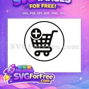 Free Add Item Free Cart Shopping Free SVG