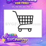 Free Shopping Cart Free Empty Cart Online Free SVG 4 - Instant Download