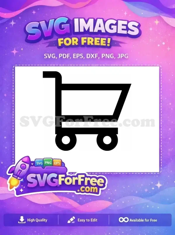 Free Simple Cart Free Shopping Cart Free SVG 2