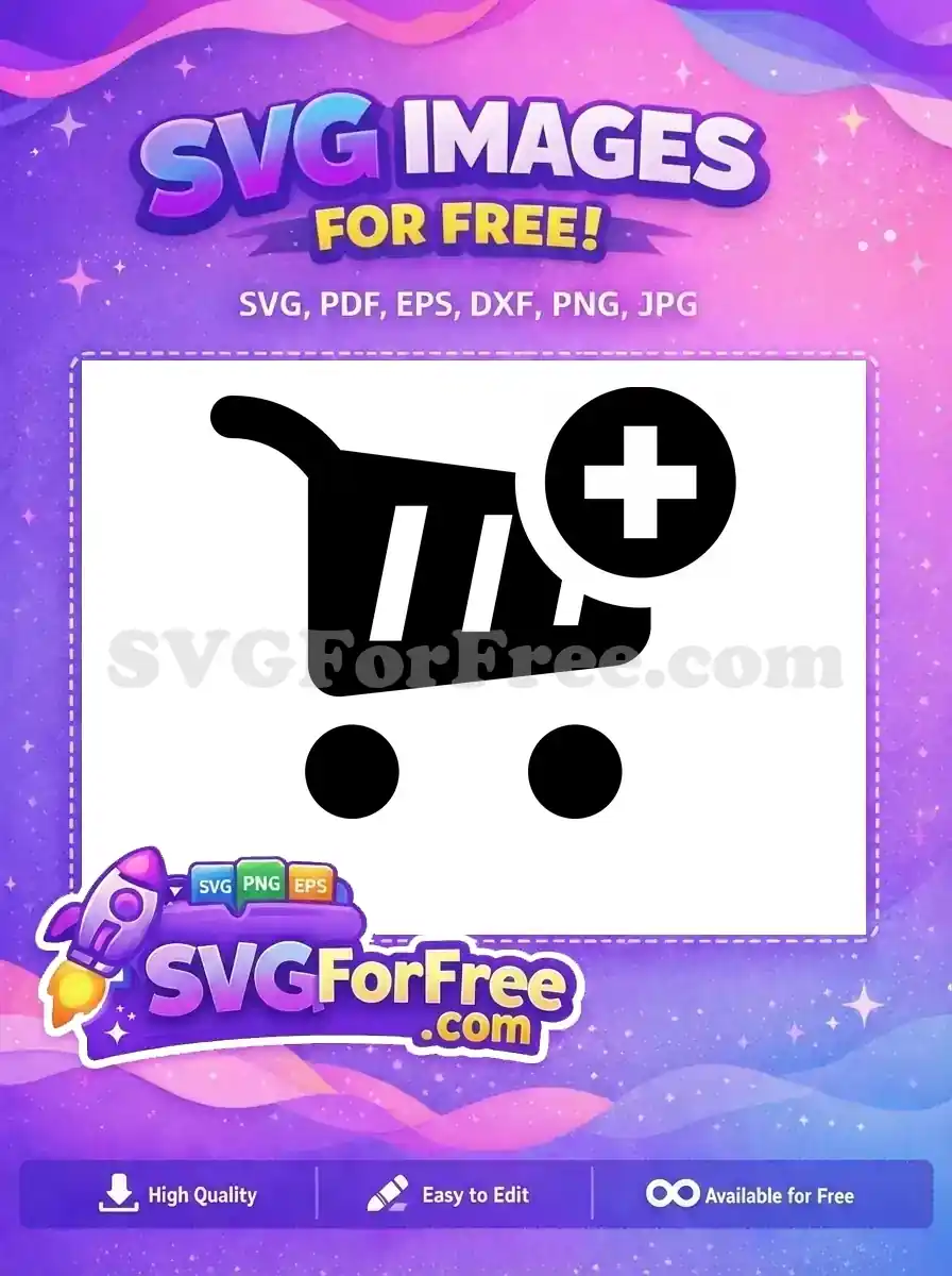 Free Black Shopping Free Cart Item Store Free SVG