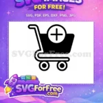 Free Shopping Cart Free Empty Cart Online Free SVG 5 - Instant Download