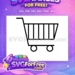 Free Shopping Cart Free One Free Shopping Cart SVG - Instant Download