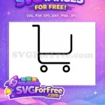 Free Empty Cart Free E-Commerce Shopping Free SVG - Instant Download