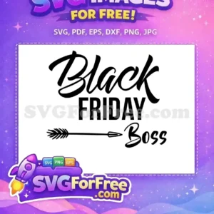 Free Black Friday Free Boss Arrow Shopping Free SVG