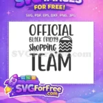 Free Official Bold Font Free Shopping Bag Black Friday Free SVG - Instant Download
