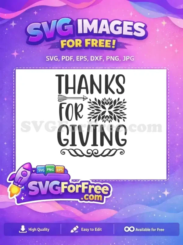 Free Arrow Thanks Free Giving Floral Thanks Free SVG Free Arrow Thanks Free Giving Floral Thanks Free SVG