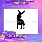 Free Donkey Silhouette Free Cartoon Character Shrek Free SVG - Instant Download