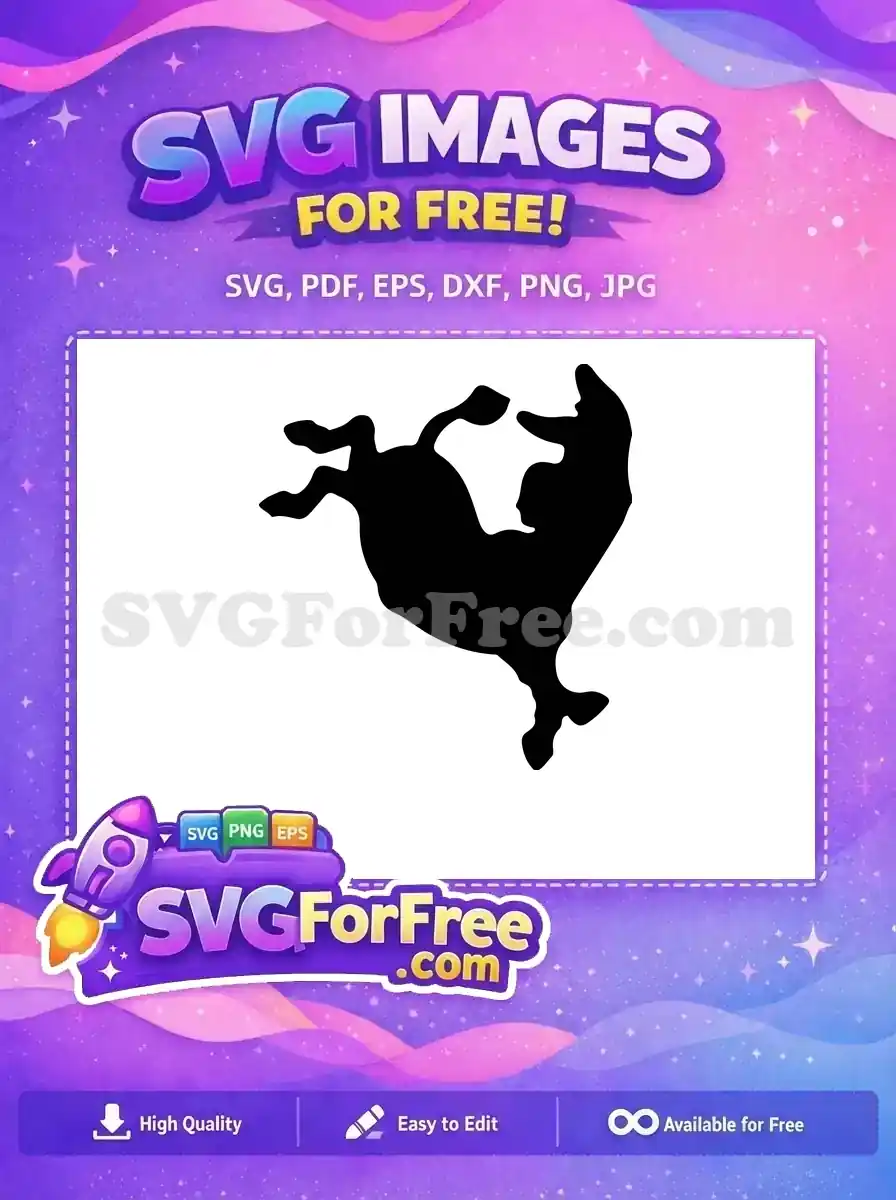 Free Black Silhouette Free Cartoon Donkey Shrek Movie Free SVG