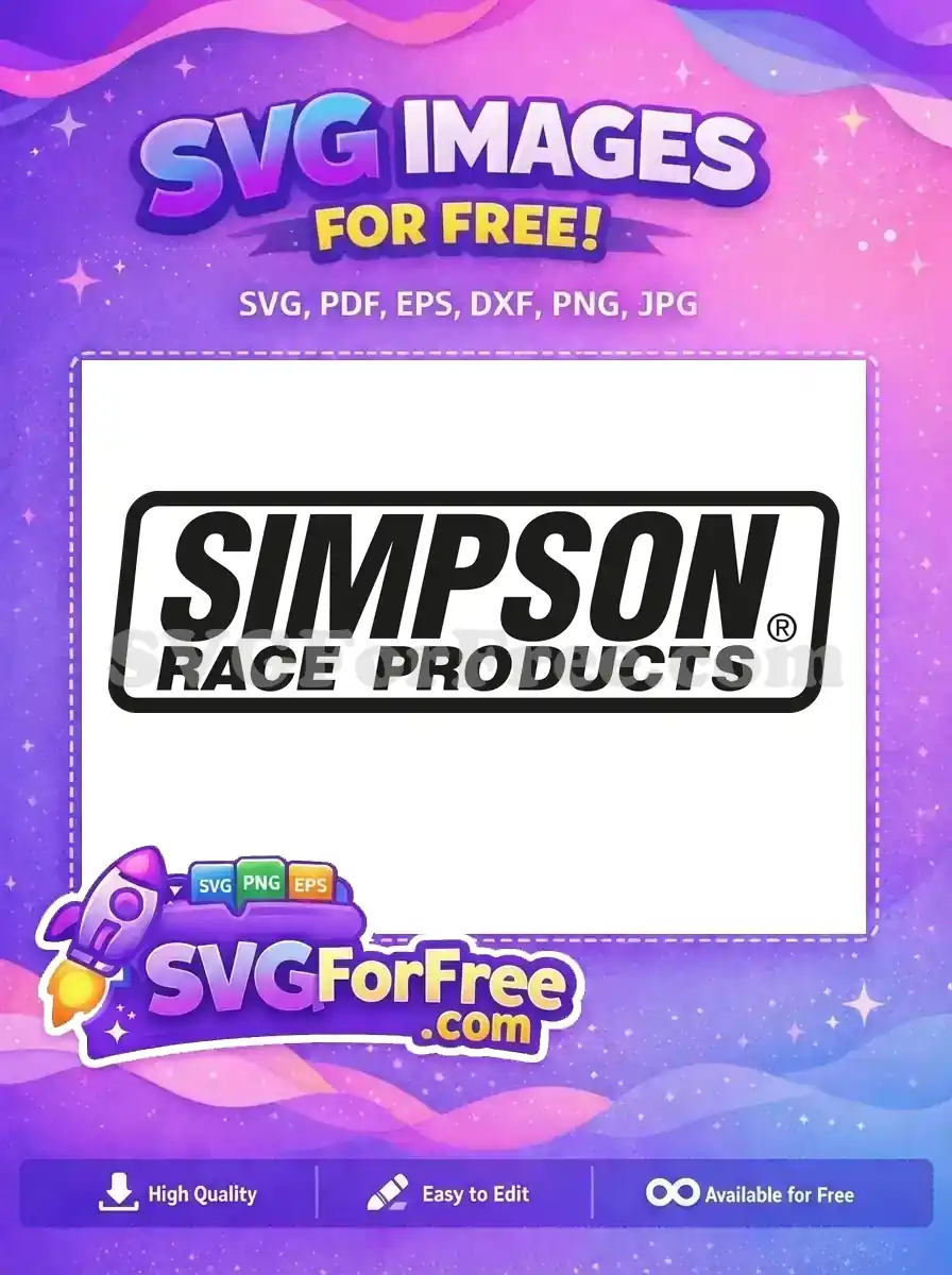Free Simpson Black Free Race Products Simpson Free SVG