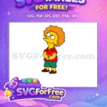 Free Orange Hair Free Red Shirt Simpsons Free SVG - Instant Download