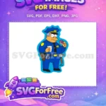 Free Policeman Chief Wiggum Free Donut Simpsons Movie Free SVG - Instant Download