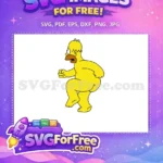 Free Yellow Skin Free Angry Expression Simpsons Free SVG - Instant Download