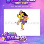 Free Otto Mann Dancing Free Walkman Simpsons Free SVG - Instant Download