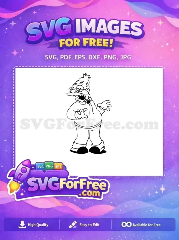 Free Simpsons Family Free Disney Characters Movie Free SVG 9