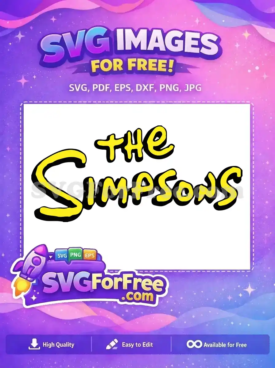 Free Yellow Simpsons Free Family Yellow Movie Free SVG