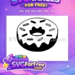 Free Sprinkled Design Free Simpsons Donut Character Free SVG - Instant Download