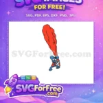 Free Itchy Red Flame Free Simpsons Family Itchy Free SVG - Instant Download