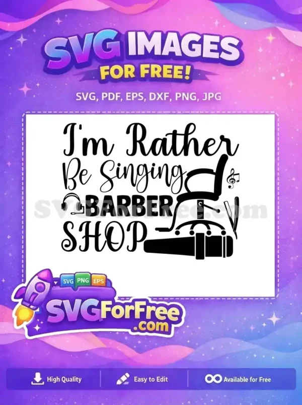 Free Headphones Detail Free Barber Chair Singer Quotes Free SVG