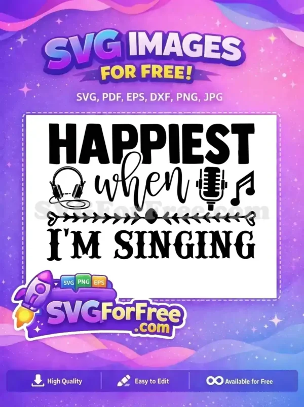 Free Headphones Detail Free Microphone Singer Quotes Free SVG