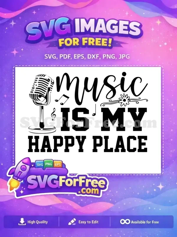 Free Retro Mic Free Music Notes Singer Quotes Free SVG Free Retro Mic Free Music Notes Singer Quotes Free SVG