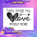 Free Arrow Heart Free Single Quotes Every Day Free SVG - Instant Download