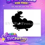 Free Skateboard Trick Free Silhouette Cool Skate Free SVG 1 - Instant Download
