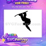 Free Skateboard Trick Free Silhouette Skateboarding Free SVG 12 - Instant Download