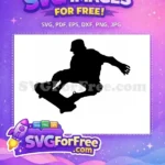 Free Skateboarder Stance Free Cool Trick Skateboarding Free SVG - Instant Download