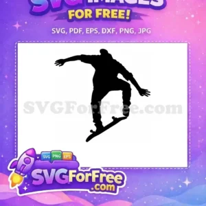 Free Black Skate Boarder Free Silhouette Cool Skater Free SVG Free Black Skate Boarder Free Silhouette Cool Skater Free SVG
