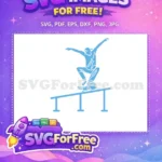 Free Skateboarder Silhouette Free Rail Grind Extreme Sports Free SVG - Instant Download