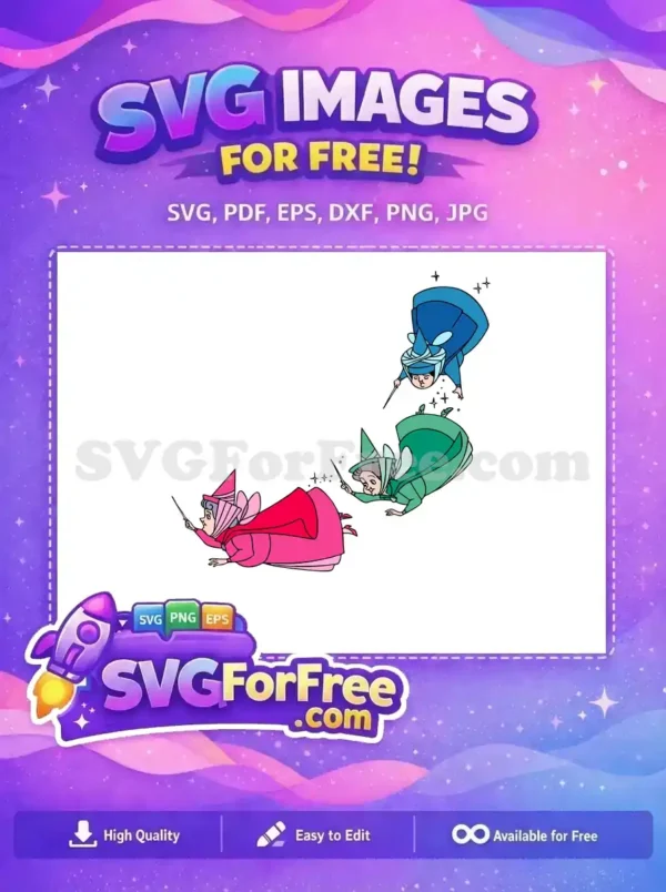 Free Good Fairies Free Magic Wands Sleeping Beauty Free SVG