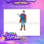 Free Smiling Prince Free Red Cape Sleeping Beauty Free SVG - Instant Download