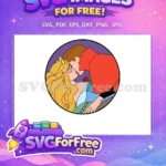Free Golden Hair Free Red Rose Sleeping Beauty Free SVG - Instant Download